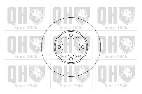QUINTON HAZELL Bremžu diski BDC3604